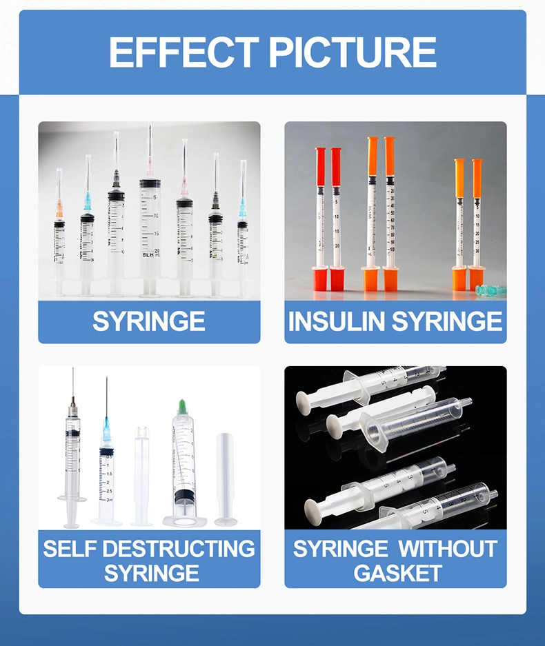 Medical Disposable Syringe Plunger Mold for Two-Part Syringe Mould